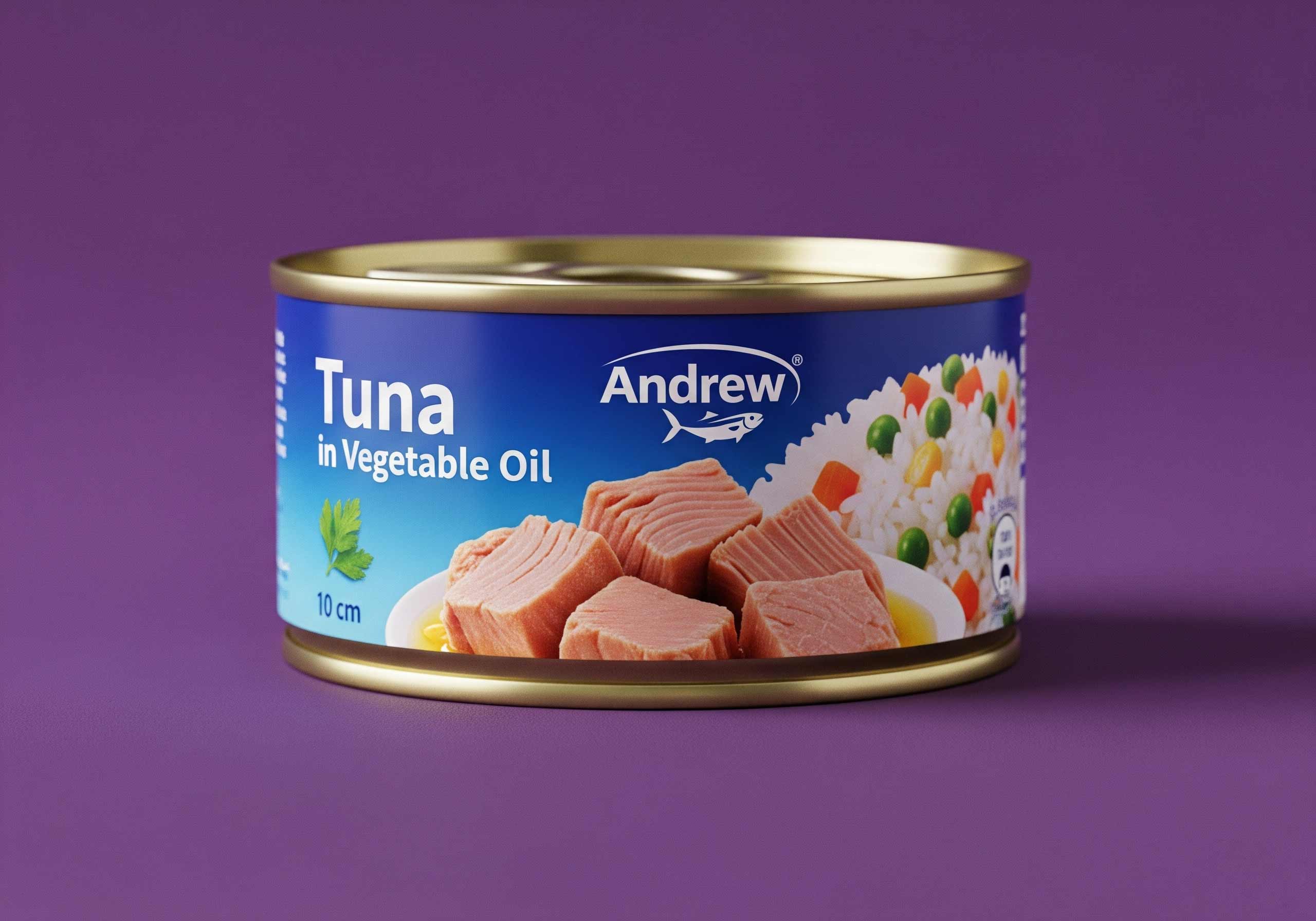Canned tuna in Vegetable oil